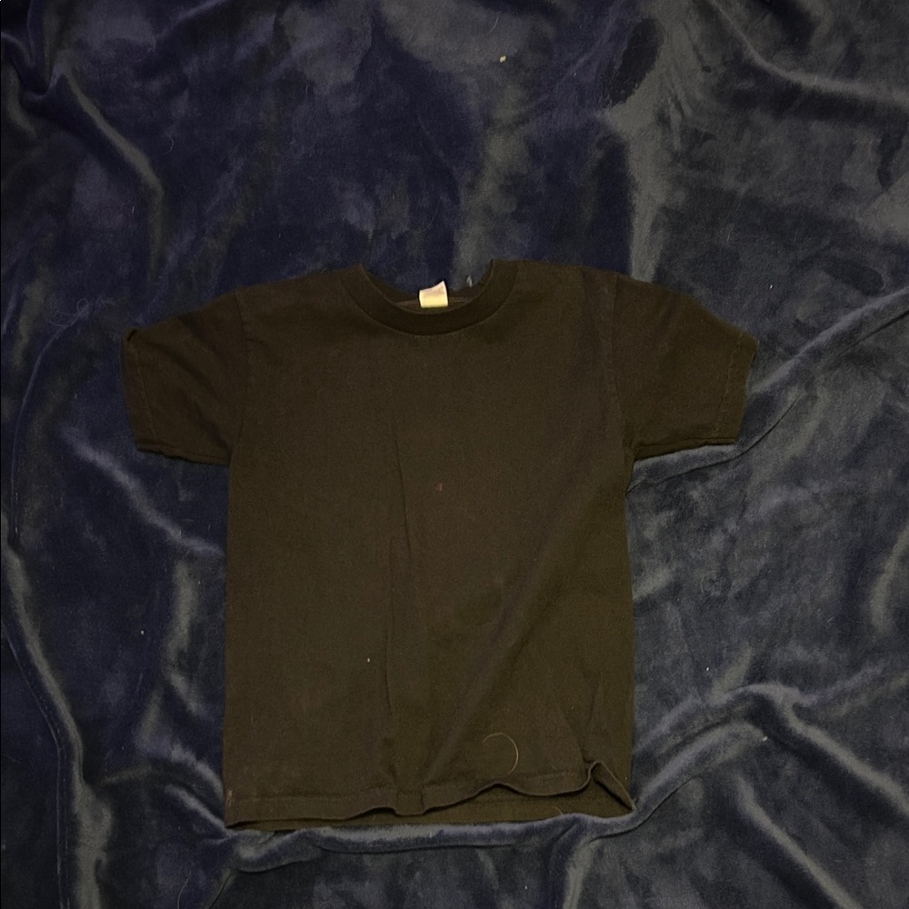 Classic Black Kids Short Sleeve Tee